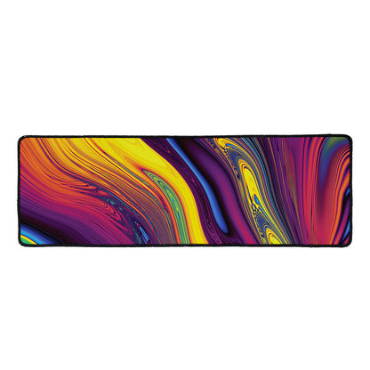 Psychedelic Trippy Fractal Print Long Kitchen Mat