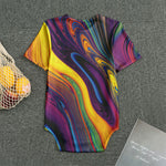 Psychedelic Trippy Fractal Print Men's Bodysuit