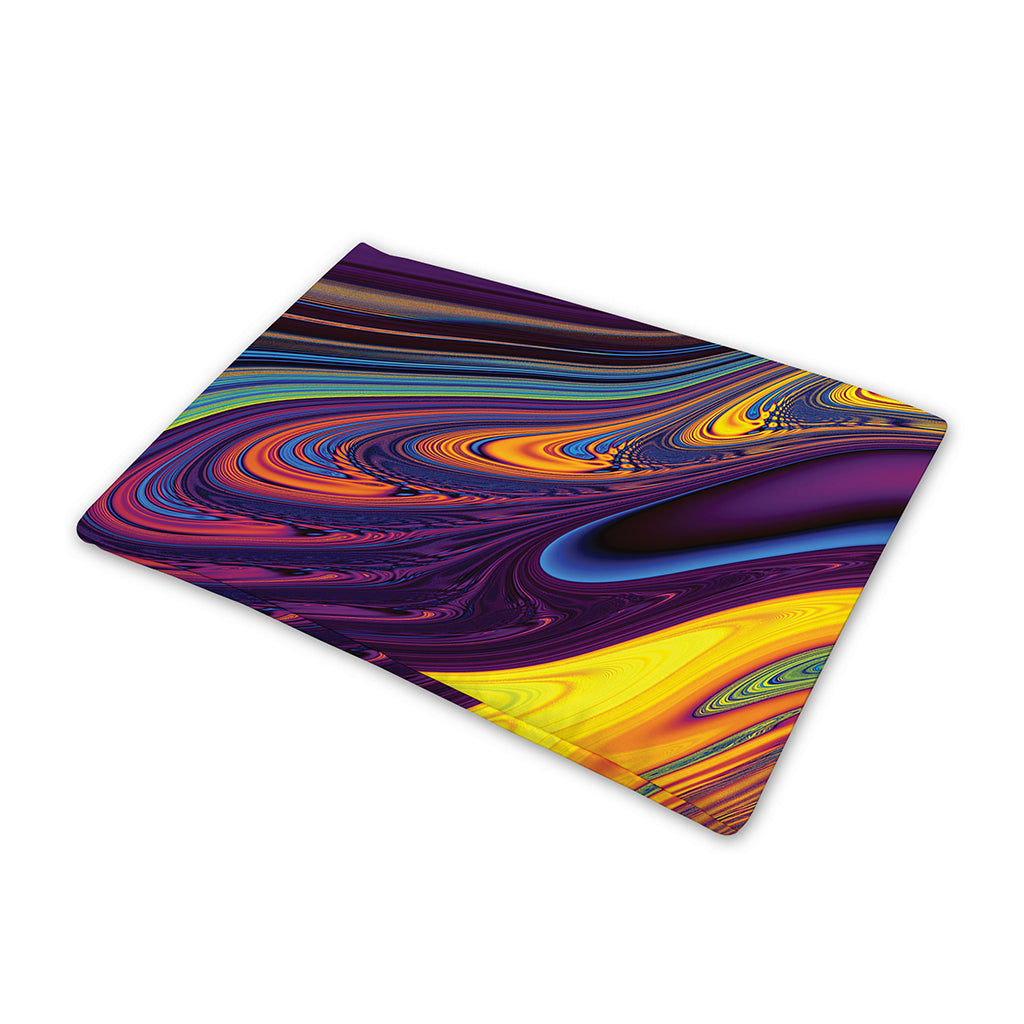 Psychedelic Trippy Fractal Print Pet Cooling Mat Cover