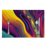 Psychedelic Trippy Fractal Print Placemat