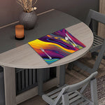 Psychedelic Trippy Fractal Print Placemat