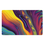 Psychedelic Trippy Fractal Print Polyester Doormat