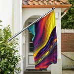 Psychedelic Trippy Fractal Print Polyester Flag