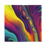 Psychedelic Trippy Fractal Print Silk Bandana