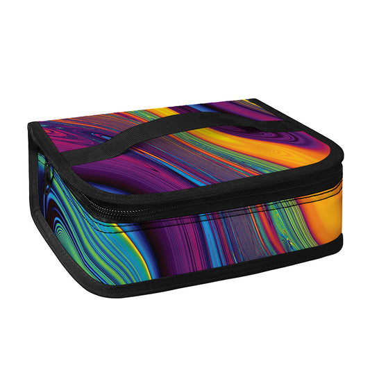 Psychedelic Trippy Fractal Print Small Lunch Bag