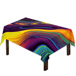 Psychedelic Trippy Fractal Print Tablecloth