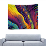 Psychedelic Trippy Fractal Print Tapestry