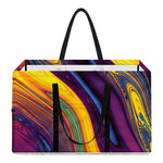 Psychedelic Trippy Fractal Print Utility Tote Bag