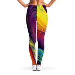 Psychedelic Trippy Fractal Print Women's Leggings