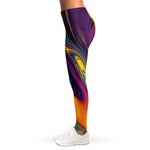 Psychedelic Trippy Fractal Print Women's Leggings