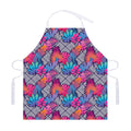 Psychedelic Tropical Aloha Pattern Print Adjustable Apron