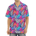 Psychedelic Tropical Aloha Pattern Print Aloha Shirt