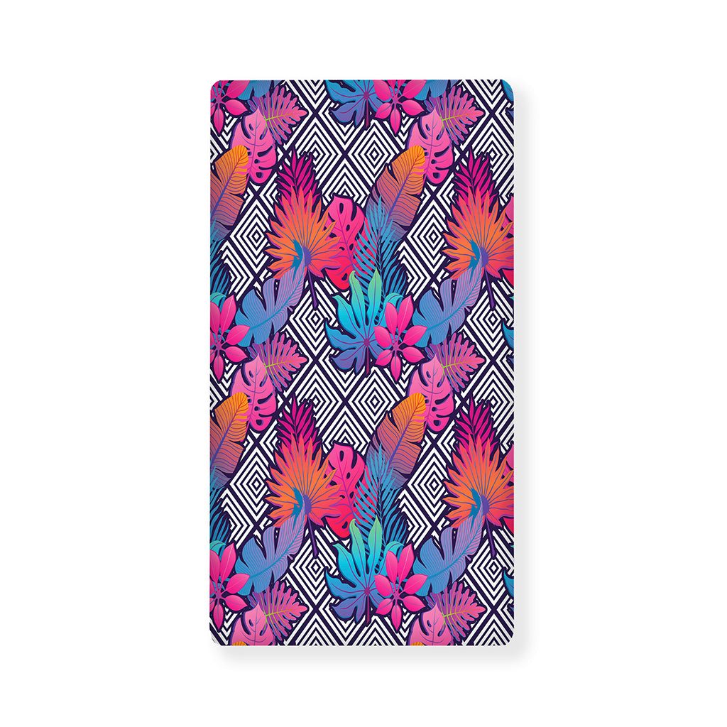 Psychedelic Tropical Aloha Pattern Print Baby Crib Sheet