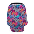 Psychedelic Tropical Aloha Pattern Print Baby Seat Cover