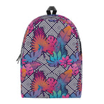 Psychedelic Tropical Aloha Pattern Print Backpack