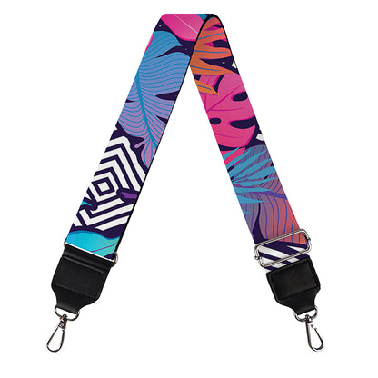 Psychedelic Tropical Aloha Pattern Print Bag Strap