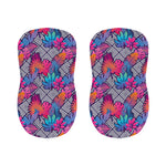 Psychedelic Tropical Aloha Pattern Print Bar Stool Covers