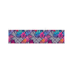 Psychedelic Tropical Aloha Pattern Print Bed Runner