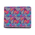 Psychedelic Tropical Aloha Pattern Print Bifold Wallet