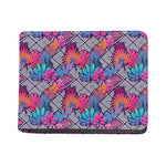 Psychedelic Tropical Aloha Pattern Print Bifold Wallet