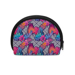 Psychedelic Tropical Aloha Pattern Print Coin Purse