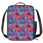 Psychedelic Tropical Aloha Pattern Print Crossbody Lunch Bag