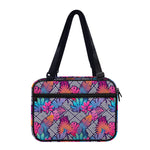 Psychedelic Tropical Aloha Pattern Print Double Strap Bible Bag