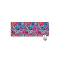Psychedelic Tropical Aloha Pattern Print Extended Mouse Pad