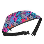 Psychedelic Tropical Aloha Pattern Print Fanny Pack
