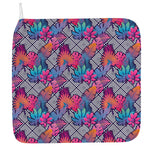 Psychedelic Tropical Aloha Pattern Print Hand Towel