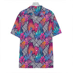 Psychedelic Tropical Aloha Pattern Print Hawaiian Shirt