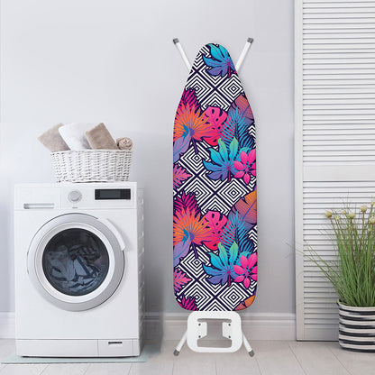 Psychedelic Tropical Aloha Pattern Print Ironing Board Cover