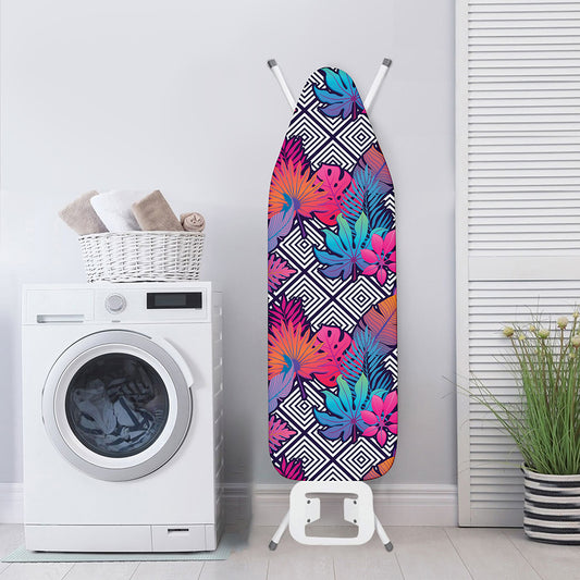 Psychedelic Tropical Aloha Pattern Print Ironing Board Cover
