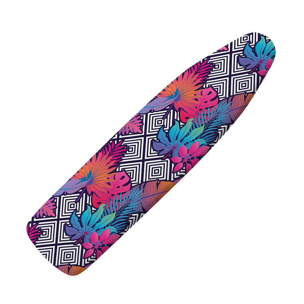 Psychedelic Tropical Aloha Pattern Print Ironing Board Cover
