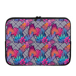 Psychedelic Tropical Aloha Pattern Print Laptop Sleeve