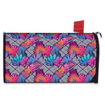 Psychedelic Tropical Aloha Pattern Print Mailbox Cover