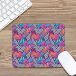 Psychedelic Tropical Aloha Pattern Print Mouse Pad