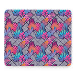 Psychedelic Tropical Aloha Pattern Print Mouse Pad