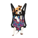 Psychedelic Tropical Aloha Pattern Print Pet Carrier Backpack