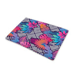 Psychedelic Tropical Aloha Pattern Print Pet Cooling Mat Cover