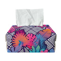 Psychedelic Tropical Aloha Pattern Print Rectangle Tissue Box Cover