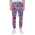 Psychedelic Tropical Aloha Pattern Print Joggers