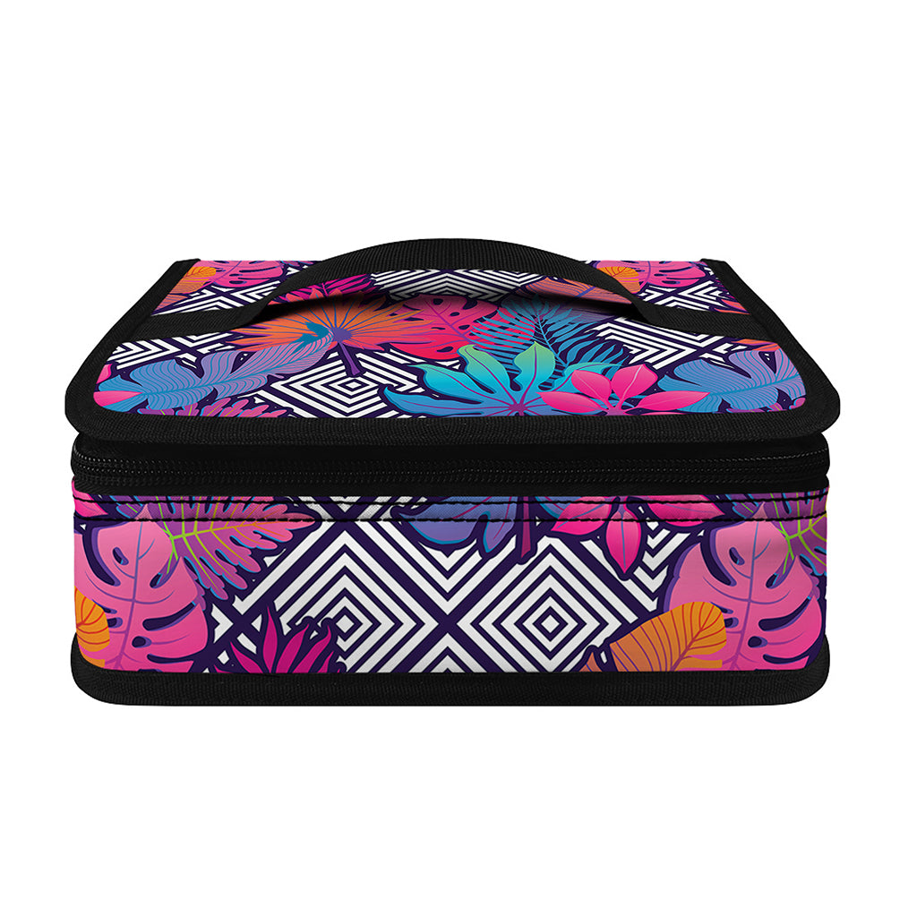 Psychedelic Tropical Aloha Pattern Print Small Lunch Bag