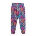 Psychedelic Tropical Aloha Pattern Print Sweatpants