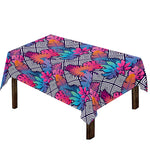 Psychedelic Tropical Aloha Pattern Print Tablecloth