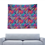 Psychedelic Tropical Aloha Pattern Print Tapestry
