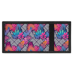 Psychedelic Tropical Aloha Pattern Print Trifold Wallet