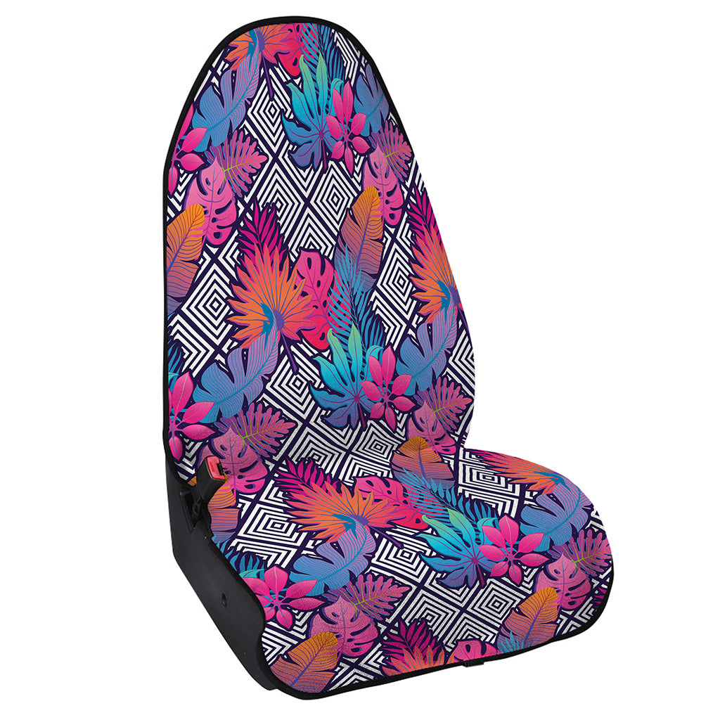 Psychedelic Tropical Aloha Pattern Print Waterproof Car Seat Cover
