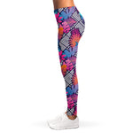 Psychedelic Tropical Aloha Pattern Print Women's Leggings