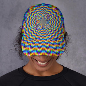 Psychedelic Wave Optical Illusion Baseball Cap